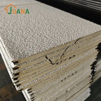 Panneaux sandwich isolants en mousse de polyuréthane ignifugés, décoratifs, pour murs extérieurs, isolés pour les maisons