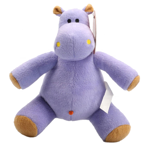Purple Hippo Plush <b>Stuffed</b> Animal <b>Soft</b> <b>Toys</b> From Guangzhou China <b>Toy</b> Factory PP Cotton Filled - Product Image 1