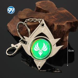 Nuevo Llavero de Anime <span class=keywords><strong>2022</strong></span>, Genshin Impact, Ojo de Dios, Accesorios para Bolsos, Colgante Metálico, Llavero de Metal, Artesanía Metálica - Product Image 6