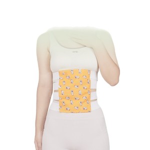 Ceinture abdominale respirante post-partum, soutien lombaire, divers motifs floraux, tissu auto-adhésif en trois parties - Product Image 2