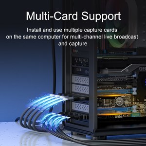 Acasis Thẻ Chụp PCIe Tốc Độ Cao + Chất Lượng Thẻ Quay Video 4 CH 1080P/4K <span class=keywords><strong>HD</strong></span> Để Phát Trực Tiếp - Product Image 4