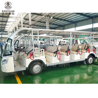 Chine Véhicule urbain alimenté par batterie 8 14 places Navette touristique Mini bus touristique électrique Bus touristique à vendre