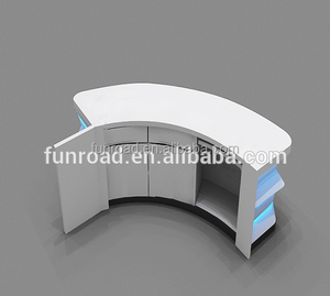 גבוהה אופנה קופאית מונה עץ לקופה לבן מחשב לבדוק את עמדת קבלה עם הוביל למשרד חנות - Product Image 5