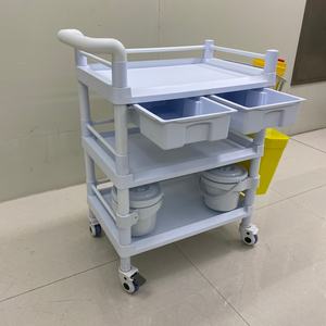 Mobiele stille medicijnverdeler - Soepele verrijdbare <span class=keywords><strong>trolley</strong></span> voor dagelijks medicijnverdelen in ziekenhuizen - Product Image 2