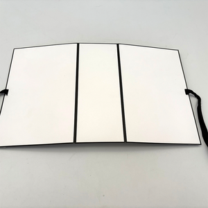 Sac en carton <span class=keywords><strong>kraft</strong></span> pliable triangulaire avec logo personnalisé pour les soins de la peau, les cadeaux de mariage et les chaussures, emballage en papier <span class=keywords><strong>kraft</strong></span> durable - Product Image 4