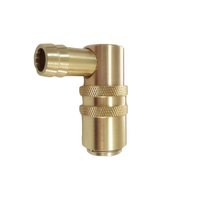 TV6510 9013 2019/90 TALKOB 180 ℃ Débit Moule Refroidissement Partie 90 Coude Tuyau Pagode Plug 13mm Laiton Mamelon Femelle Accouplement Rapide Prises