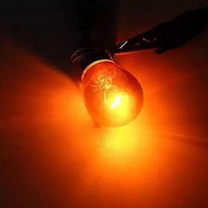 1156 7056 3497 BA15S P21W 12V argento cromato indicatori di direzione laterali Auto luce freno lampada S25 Auto lampadina in miniatura - Product Image 2