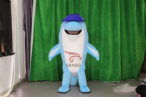 Costume de mascotte gonflable géant incroyable en peluche, 2m, pour cosplay, jeux et adultes - Product Image 3