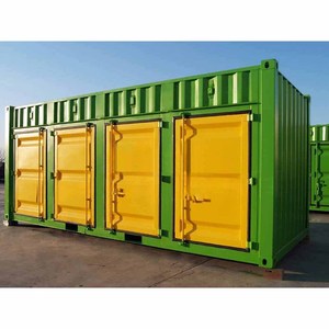 Cobertizo de autoalmacenamiento de 20 pies, estructura de acero ligera, contenedor prefabricado, <span class=keywords><strong>casa</strong></span> al aire libre para bicicleta, motocicleta, cobertizo de contenedor de autoalmacenamiento - Product Image 4