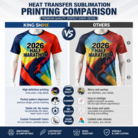 T-shirts de sport pour hommes en polyester 100% à séchage rapide, impression par sublimation, manches courtes, logo personnalisé, vente en gros