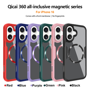 ที่ชาร์จโทรศัพท์มือถือแบบ2-in-1เคสป้องกันการสึกหรอทำจากซิลิโคนสำหรับ iPhone 15 16 17 Pro เคส360สำหรับ iPhone 17 PRO MAX - Product Image 6