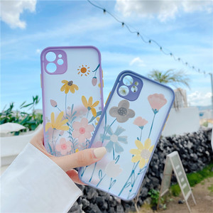 Cover per Telefono Personalizzata con Motivo Floreale, Custodia Morbida Opaca per iPhone 11 12 13 14 15 16 Pro Max <span class=keywords><strong>SE</strong></span> 2020 XSMAX XR XS 7 8 Plus XR - Product Image 4