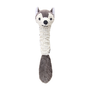 Pet Dog Toy Plush Husky Long Strip <b>Bite</b> Resistant Squeaking Sound Interactive Toy For Dogs - Product Image 1