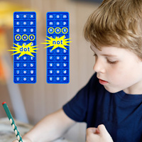 Jouet sensoriel en silicone premium 104 CVC Words pour l'apprentissage de l'anglais et les ressources pédagogiques en classe pour les enfants