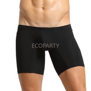<span class=keywords><strong>SEOBEAN</strong></span> hommes confort Fit longues jambes Boxer slips doux Stretch sous-vêtements de sport hommes boxeurs solide glace soie caleçon Boxer Shorts - Product Image 5