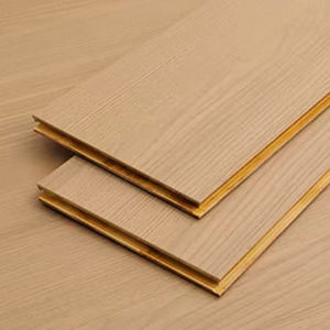 Parquet stratifié en chêne écologique 8 mm, style simplicité moderne, grain de bois, installation par clic, finition brillante ou mate, idéal pour chambre à coucher - Product Image 1