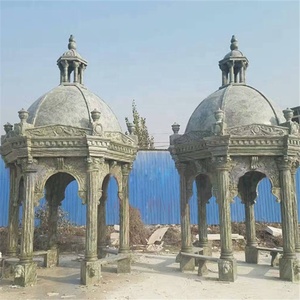 Grand gazebo à cadre en fer Pergola et pavillon décoratifs de jardin à vendre - Product Image 3