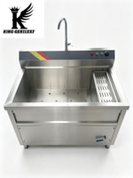 Hoge-efficiënte groentewasmachine Automatische fruit- en groentereiniger met diepe reinigingsfunctie