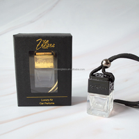 Logo personnalisé Diffuseur de voiture 5ml 8ml 10ml Bouteille de parfum de voiture suspendue vide avec boîte d'emballage