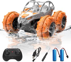 DWI Dowellin Auto RC Anfibia Veloce 1:18, Giocattoli Monster Truck Fuoristrada per Tutti i Terreni, Camion RC Impermeabili 2.4Ghz - Product Image 1