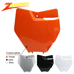 Placa de matrícula frontal NP106 para motocicletas todoterreno Zuqing, opciones en naranja, negro y blanco - Product Image 1