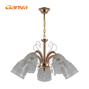 Antiguo lámparas de araña de cristal <span class=keywords><strong>para</strong></span> la venta decoración del hogar de la pantalla de vidrio colgante luces - Product Image 2