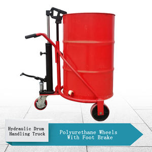 Goede Kwaliteit Olie Drumcarrier Translation Ce Iso Certificaat 350Kg Drum Handling Truck Lifter Transporter Handmatige Olietrommel Vrachtwagens - Product Image 3
