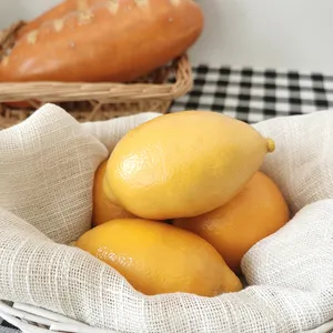 Casa Casa Cozinha Festa Decoração Realista Limões Decorações Frutas Falso Artificial Limões Amarelos