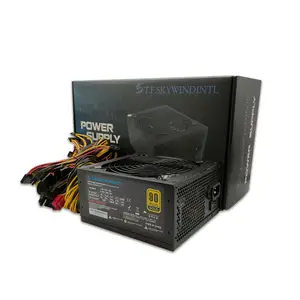 電源1600w 1800w 2000w2400w ATX PSU (8 GPUグラフィックカード用)