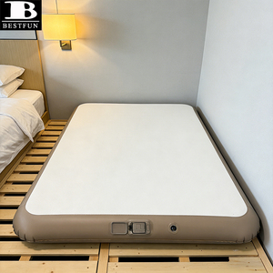 Colchón Inflable Resistente de Tamaño Queen con Bomba Integrada, Cama Inflable Portátil para el Hogar, Invitados, Campamentos y Viajes - Product Image 1