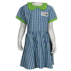 Wholesale Fashion Children's Uniforms for Girls Skirt Dress School Uniform