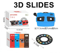 Jouet de visionneuse de bobine stéréo 3D en plastique pour cadeau de Noël des enfants de maître de la vue 3D personnalisé