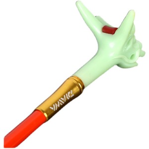 FISHERBON Fisherman's Bund Fishing <b>Rod</b> <b>Holder</b> Resin Ram's Horn Head Anti-slip Electronic Light-up For Fishing <b>Rods</b> - Product Image 4
