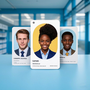 Wholesale PVC Student Staff ID Card Business Card NFC RFID Communication <strong>Interface</strong> Waterproof Customizable Payment &amp; Hotel Use - Product Image 4