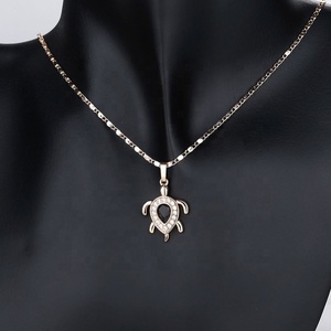 ชุดเครื่องประดับทองคำเคลือบ 18K ขายส่ง ต่างหูและสร้อยคอแฟชั่น ชุดเครื่องประดับสำหรับขายส่งจากจีน - Product Image 3