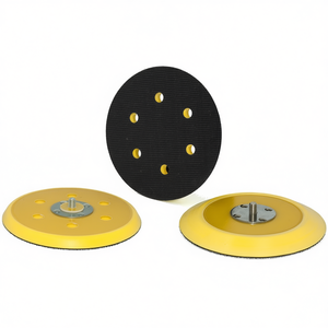 Tampons de polissage Fervi pour ponceuses rotatives 150 mm avec 6 trous pour ponçage et polissage - Product Image 2