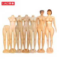 Mannequin Femme Grand Buste et Hanches Généreuses en Plastique, Corps Entier pour Présentation de Vêtements
