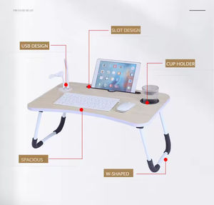 Table pliante de haute qualité avec petit bureau pliant <span class=keywords><strong>pour</strong></span> <span class=keywords><strong>lit</strong></span>, supportant la production de cartons avec logo personnalisé - Product Image 3