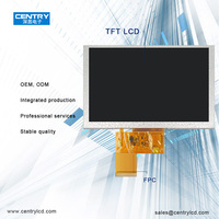 Fourniture directe d'un écran LCD industriel d'équipement électronique 40PIN d'affichage à cristaux liquides de 5"