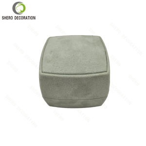 Custom Luxury Trendy Silk Velvet <b>Travel</b> Ring Earring Necklace <b>Jewelry</b> Packaging Storage Boxes Stylish Suede Custom - Product Image 5