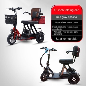 Para <span class=keywords><strong>Amazon</strong></span>, triciclo eléctrico plegable transfronterizo ultraligero, scooter de tres ruedas con batería potente, tipo inteligente electrónico - Product Image 2