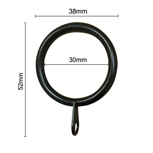 Bague <span class=keywords><strong>en</strong></span> métal pour rideaux, 2 pièces, 1.5 pouces, <span class=keywords><strong>en</strong></span> 7 couleurs, avec clip, <span class=keywords><strong>anneau</strong></span> pour <span class=keywords><strong>rideau</strong></span> - Product Image 5