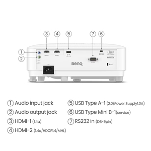 <span class=keywords><strong>Proyector</strong></span> DLP BenQ EH6834 al por Mayor, <span class=keywords><strong>4000</strong></span> <span class=keywords><strong>Lúmenes</strong></span> ANSI, <span class=keywords><strong>Full</strong></span> <span class=keywords><strong>HD</strong></span> 1080P, Contraste 20000:1, HDMI, VGA, para Negocios y Oficina - Product Image 6