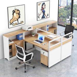 Modüler ofis masası ile Modern ofis bölümleri çözümü-oteller için ofis masası sistemleri kompakt iş istasyonu masası - Product Image 1