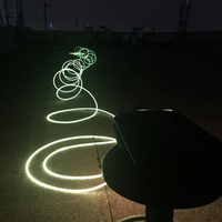 Fibre optique en plastique LED à émission latérale longue distance transparente avec indice de protection IP68, diamètre de 1,5 mm, conception légère