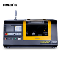 Tour CNC horizontal compact de table CTMACH Black Box 210, machine de tournage automatique de haute précision, Fanuc//GSK