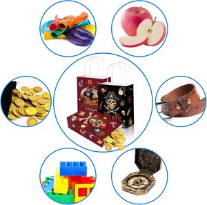 Lot <span class=keywords><strong>de</strong></span> 12 sacs cadeaux pirates, sacs <span class=keywords><strong>de</strong></span> fête, petits sacs <span class=keywords><strong>de</strong></span> friandises, sacs <span class=keywords><strong>de</strong></span> bonbons, sacs <span class=keywords><strong>de</strong></span> gâteries pour garçons, anniversaire, baby shower, Halloween - Product Image 5
