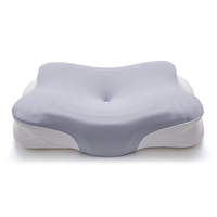Oreiller ergonomique en mousse à mémoire de forme en forme de papillon, oreiller orthopédique pour soulager les douleurs cervicales, oreiller de lit respirant en soie glacée