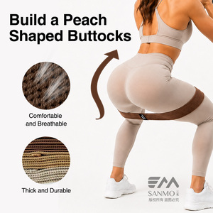 Fasce Elastiche per Allenamento Glutei con Logo Personalizzato, per Modellare i Glutei, Yoga, Pilates, Fitness, Set di Bande per Esercizi - Product Image 3