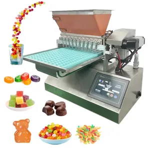 Dụng Cụ Làm Đầy Tạo Hình Kẹo Đường Kẹo Ngọt Hoa Đậu Hạt Nhựa Dẻo Dạng Lỏng Nhỏ Collagen Màu Vàng Kim Loại Nhỏ Cho Người Sành Ăn - Product Image 3